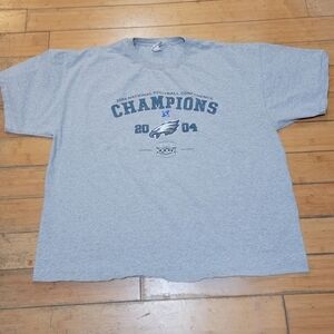 VTG Eagles 2004 NFL Conference Championship Tee Shirt Men's 2XL